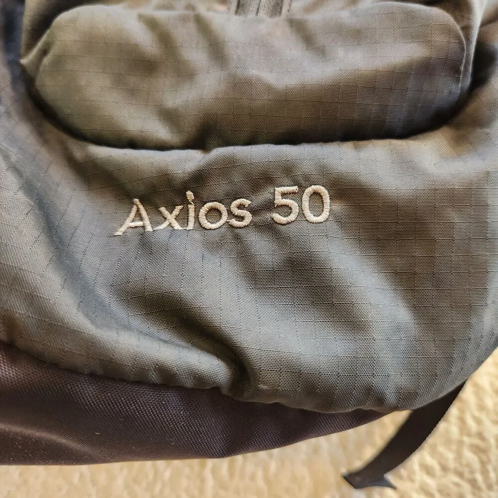 Arc'teryx Axios 50 Backpack Black 50L Lightweight Hiking Pack Discontinued